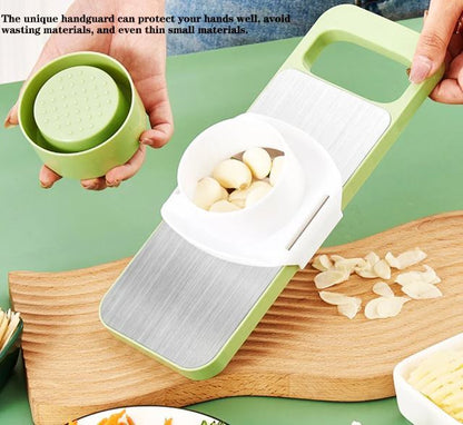 5 - in - 1 Stainless Steel Veg Cutter & Grater - Neatlume
