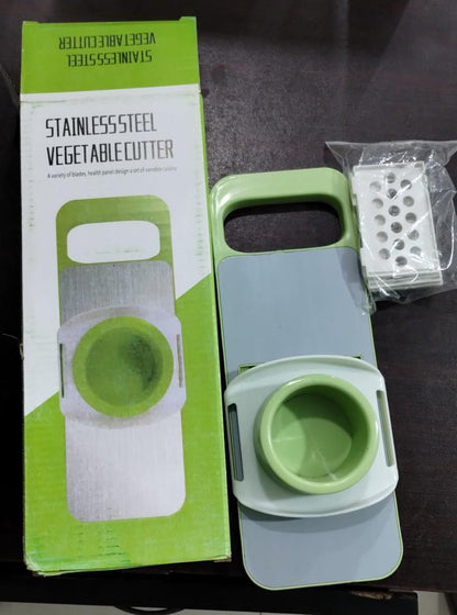 5 - in - 1 Stainless Steel Veg Cutter & Grater - Neatlume